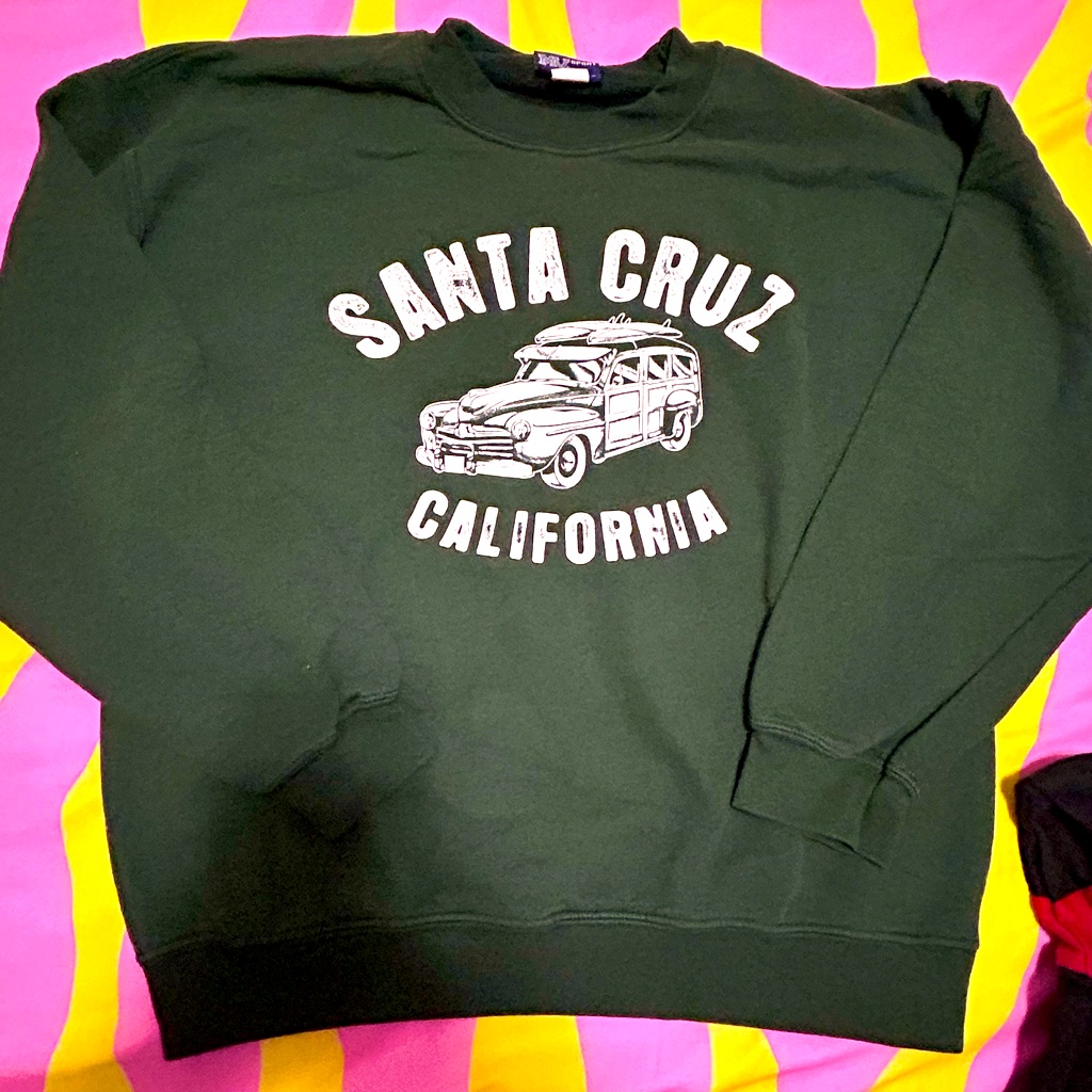 Ivy Green Retro Santa Cruz Sweatshirt